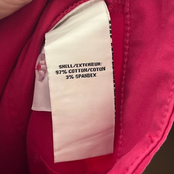 Bagatelle Sedona Pink Patch Pocket Wide Leg Cropped Stretch Pants Womens Size 12 - Picture 11 of 11